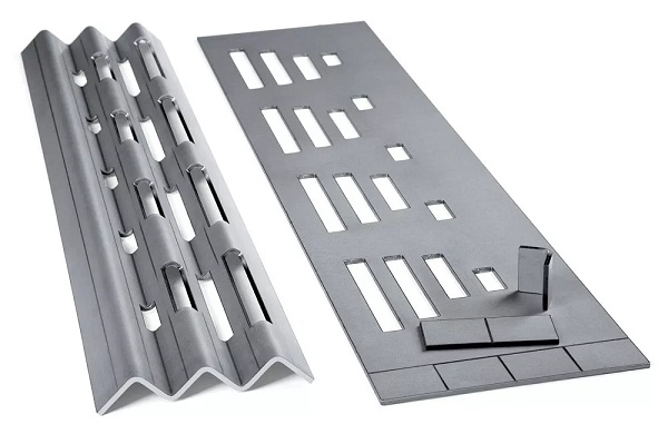 如果零件沿折彎程序未考慮的折彎角度有切口，或者被折彎的材料與程序不完全匹配，則仍然可以通過動態(tài)凸度實現(xiàn)沿零件的一致角度